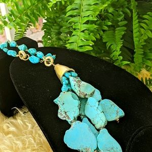 Long Turquoise Necklace
